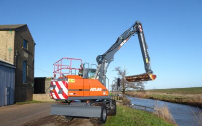 ATLAS 165W Excavator Delivered to Sutton and Mepal Internal Drainage Board