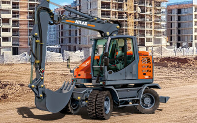 ATLAS GmbH exhibits new wheeled excavators featuring attachments from in-house production at bauma and informs about their spare parts service